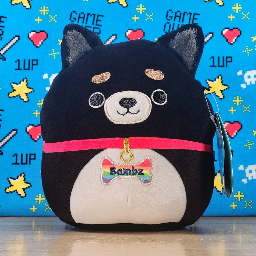 Squishmallow Bambz the Pomchi Dog 7" UltraSoft Stuffed Animal Toy Plush NWT